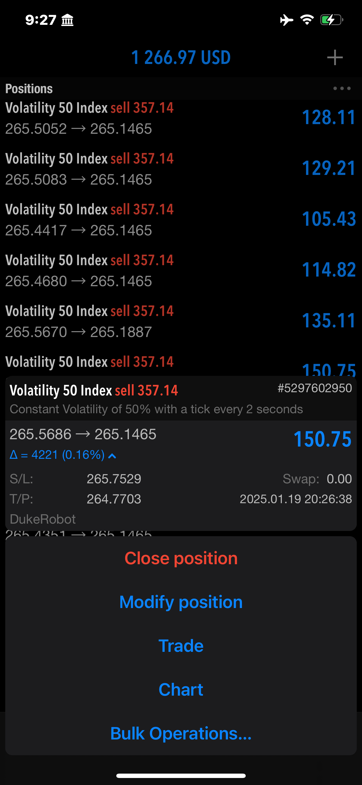 Profit Proof: $1266 USD